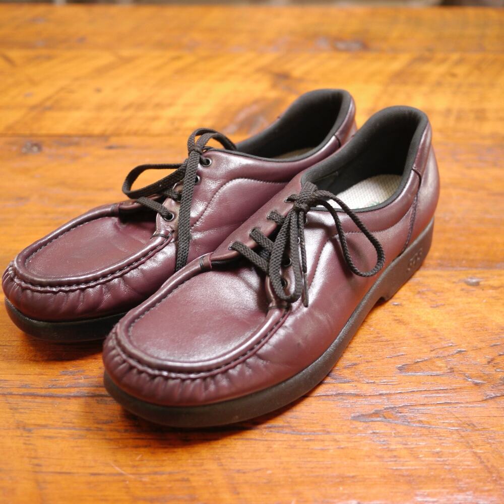 WOMENS Take Time SAS Tripad Comfort Burgundy Leather USA Shoes 11.5 42.5
